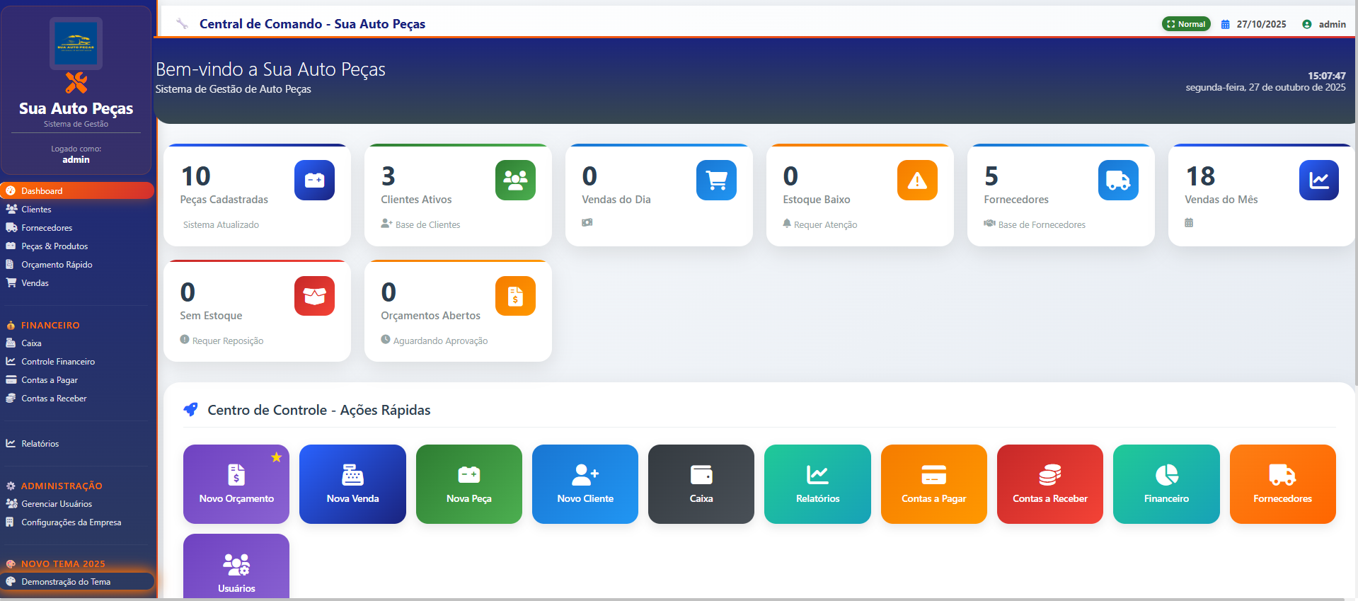 AutoPeças Pro - Sistema Completo de Gestão Automotiva