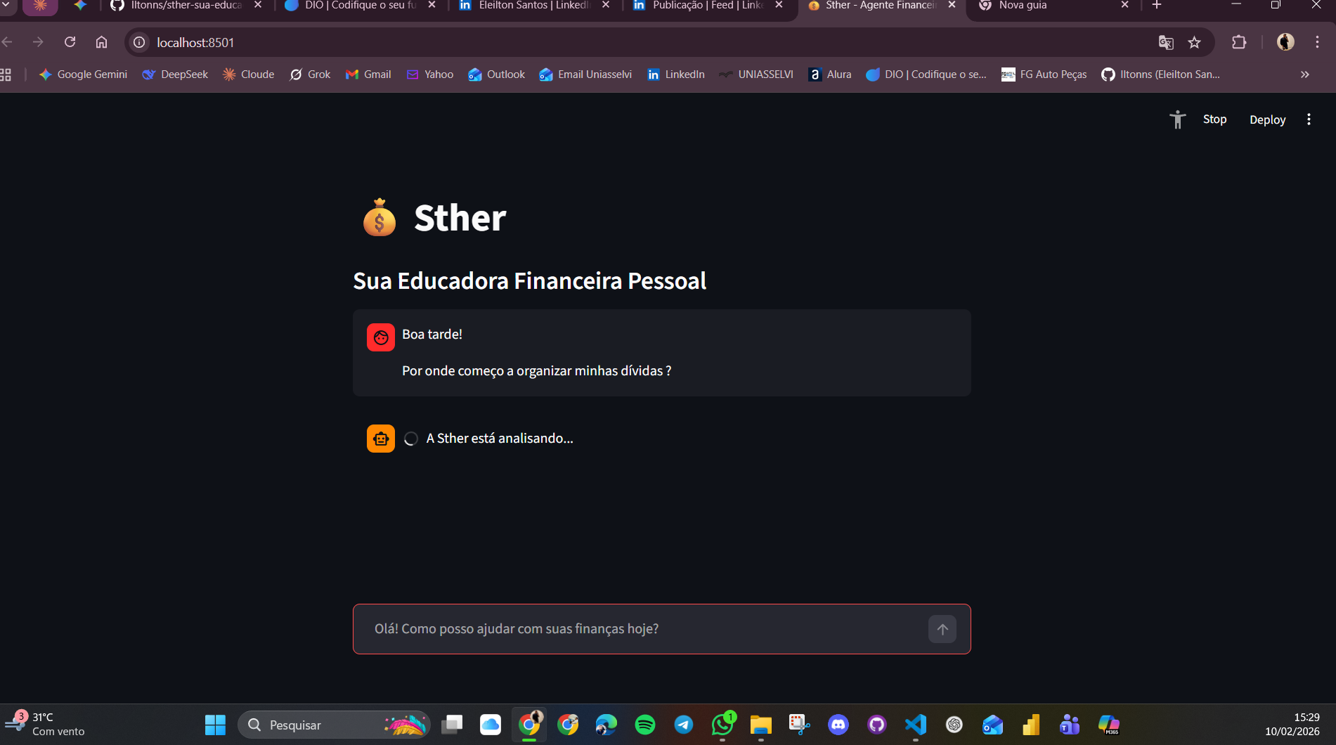 Sther - Educadora Financeira Pessoal
